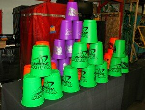 Giant Cup Stacking Challenge