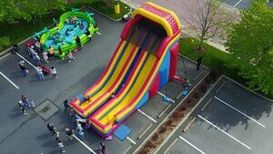 Dual Lane Inflatable Slide (24-ft)