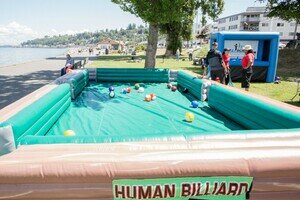 Human Billiards Giant Game