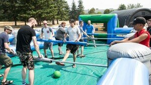 Human Foosball Giant Game