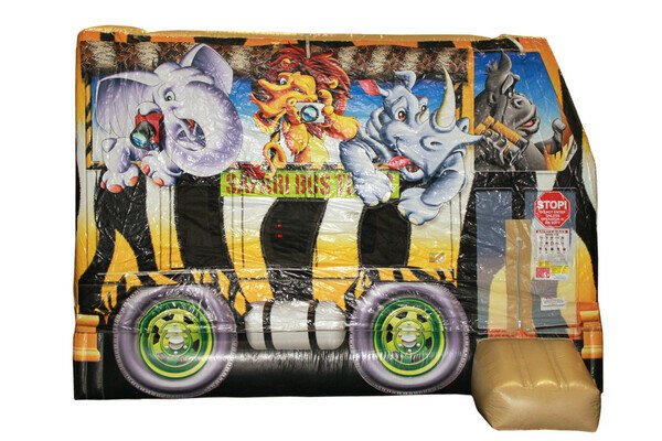 safari bus bounce house