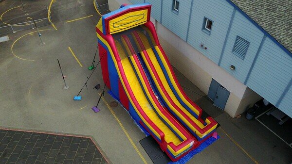 Themeable Dual Lane Inflatable Slide (24-ft)