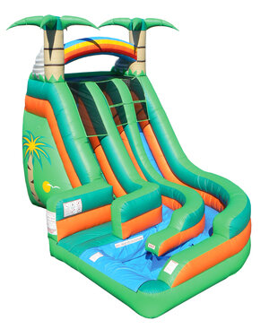 Tropical Wild Splash Dual Water Slide